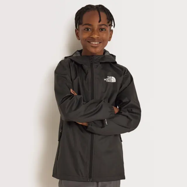 The North Face Teens' Zipline Rain Jacket, Black