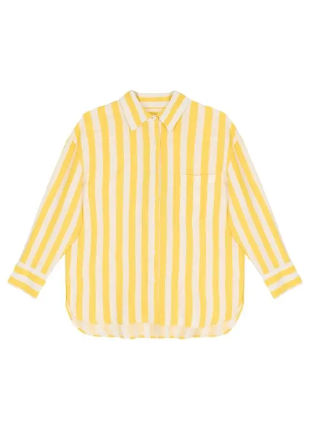 Joanie Clothing Maxine Bold Stripe Oversized Shirt 