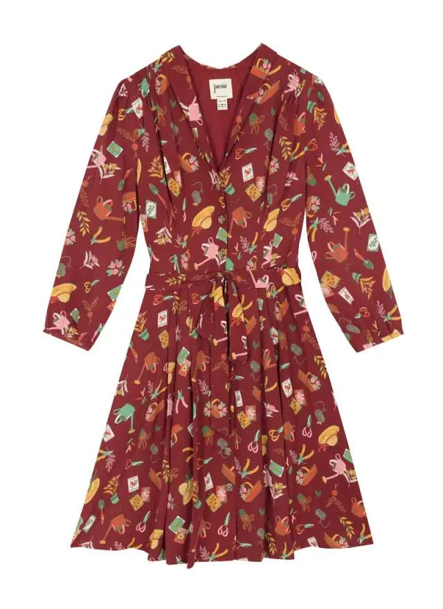 Joanie Clothing Barbara Garden Print Button