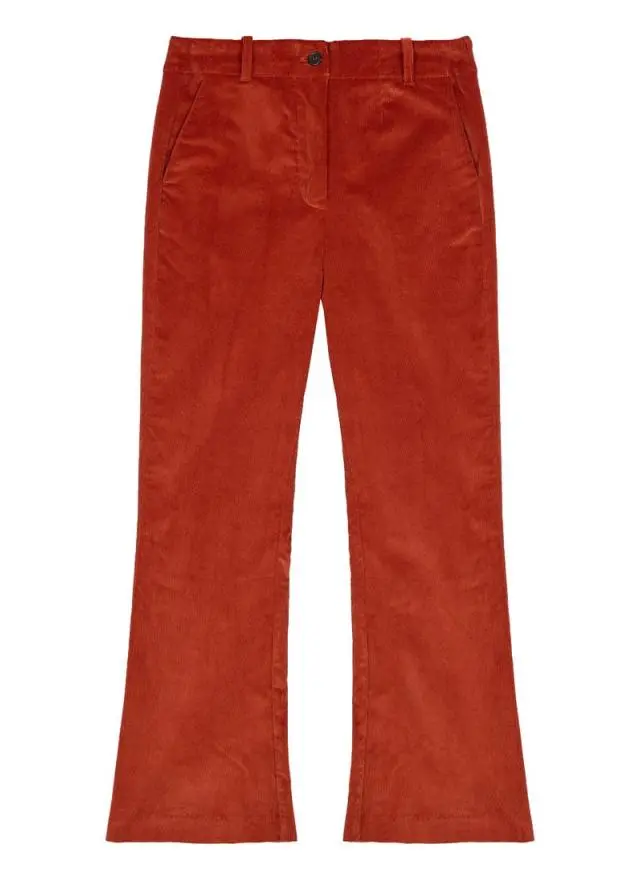 Joanie Clothing Richmond Corduroy Flared Trousers 
