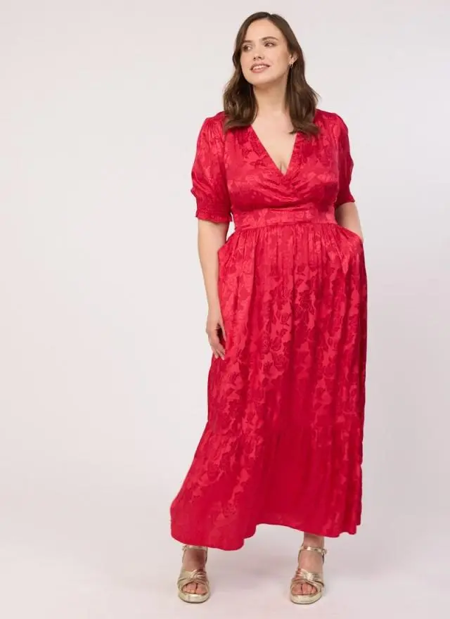 Joanie Clothing Alberto Floral Damask Midaxi Dress 