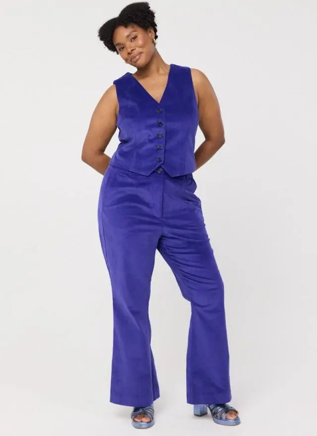 Joanie Clothing Richmond Corduroy Flared Trousers