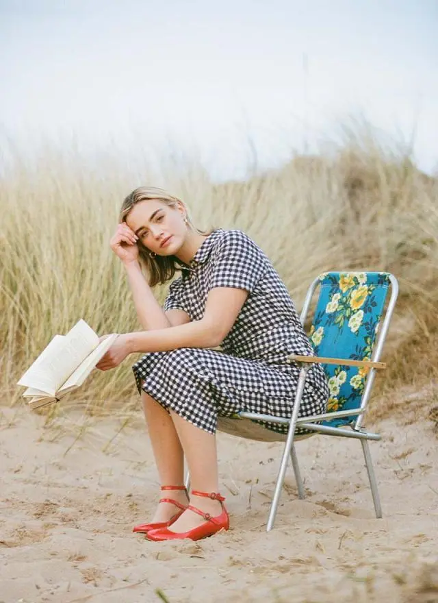 Joanie Clothing Imala Gingham Short Sleeve Boilersuit 