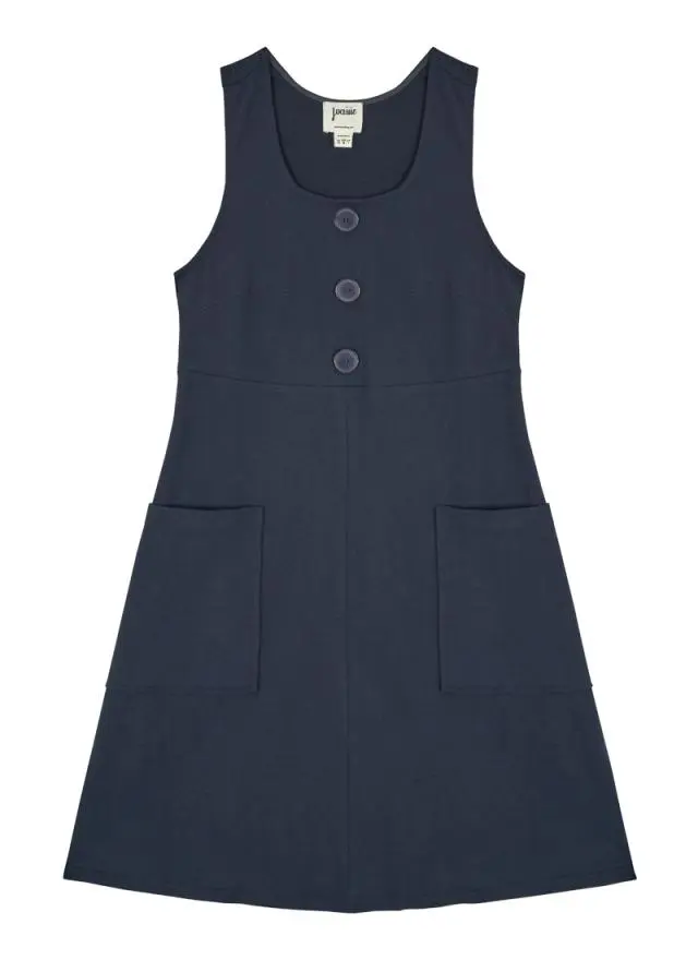 Joanie Clothing Pennie Jersey Pinafore Dress 