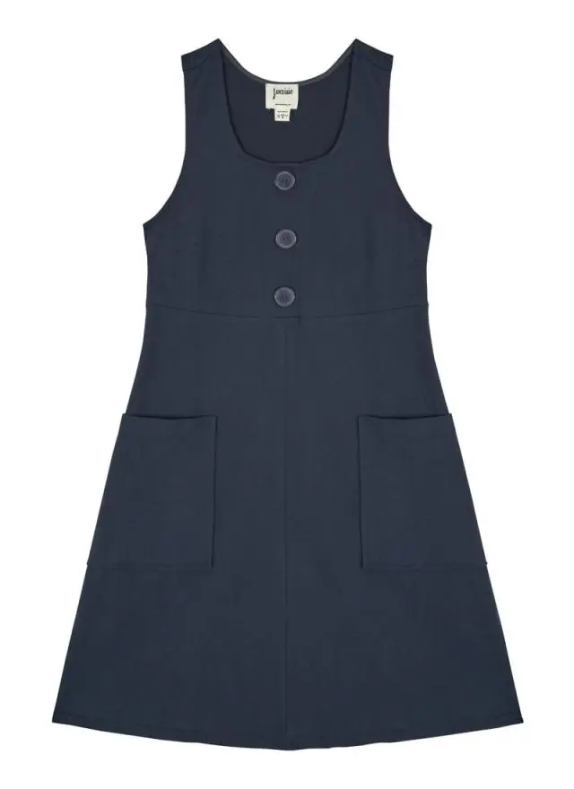 Joanie Clothing Pennie Jersey Pinafore Dress 
