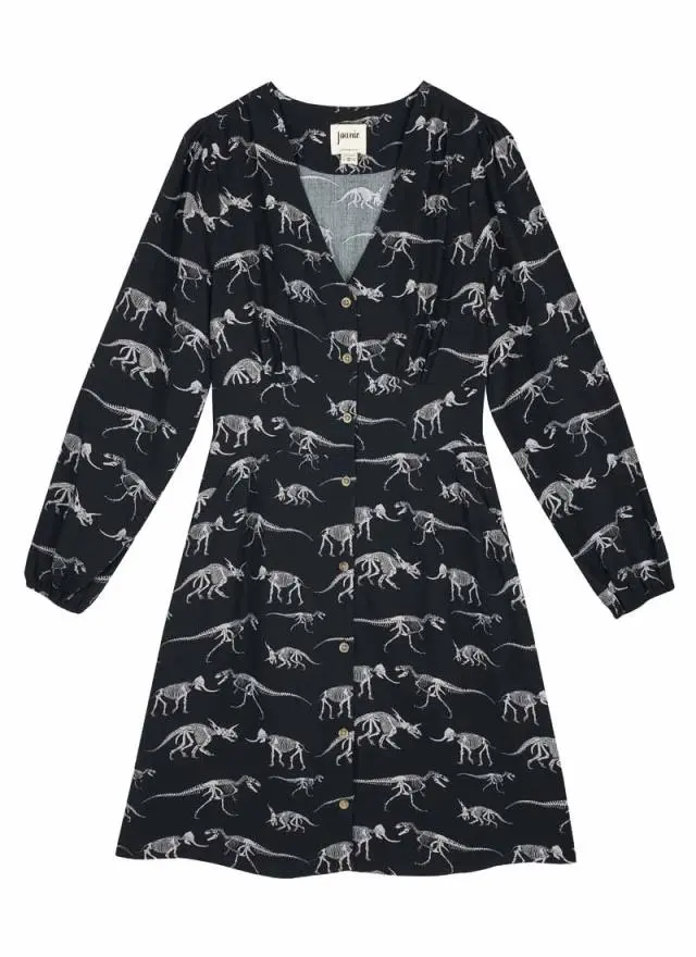 Joanie Clothing Mia Dinosaur Print Mini Dress 
