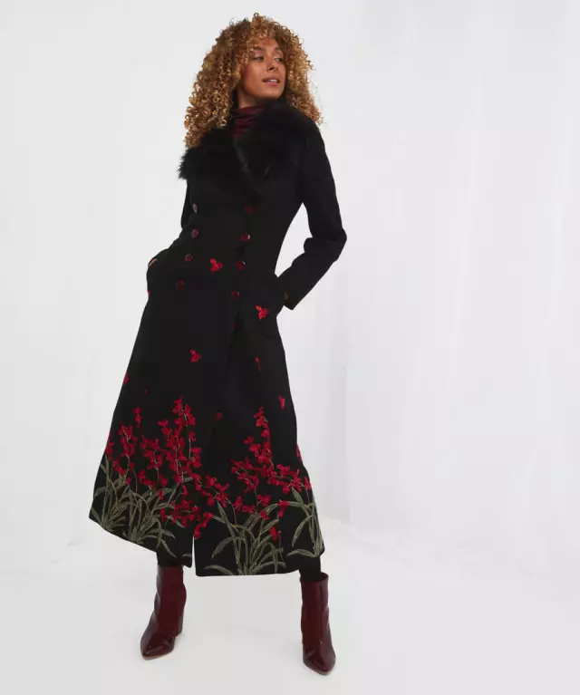 Joe Browns Red Roses Boutique Coat 