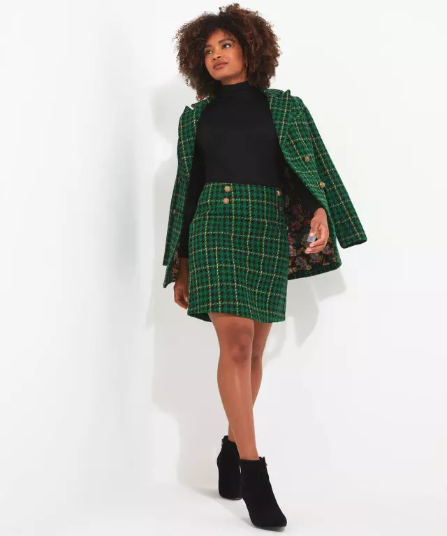 Joe Browns Beautifully Bold Check Skirt