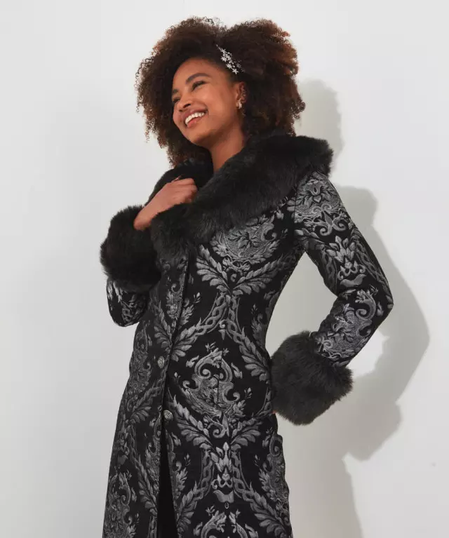 Joe Browns Statement Jacquard Coat