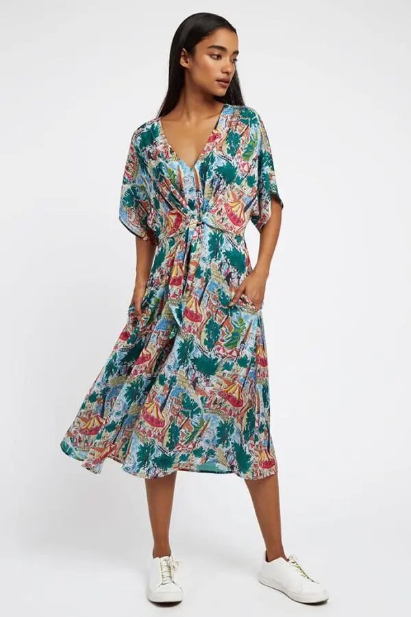 Elody Riviera Midi Dress