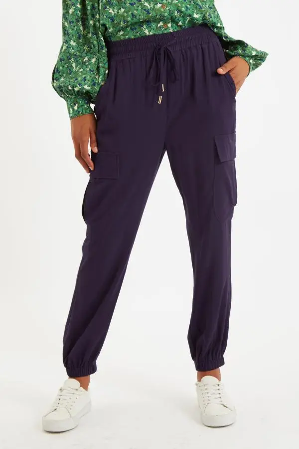 Chava Cargo Trouser Navy