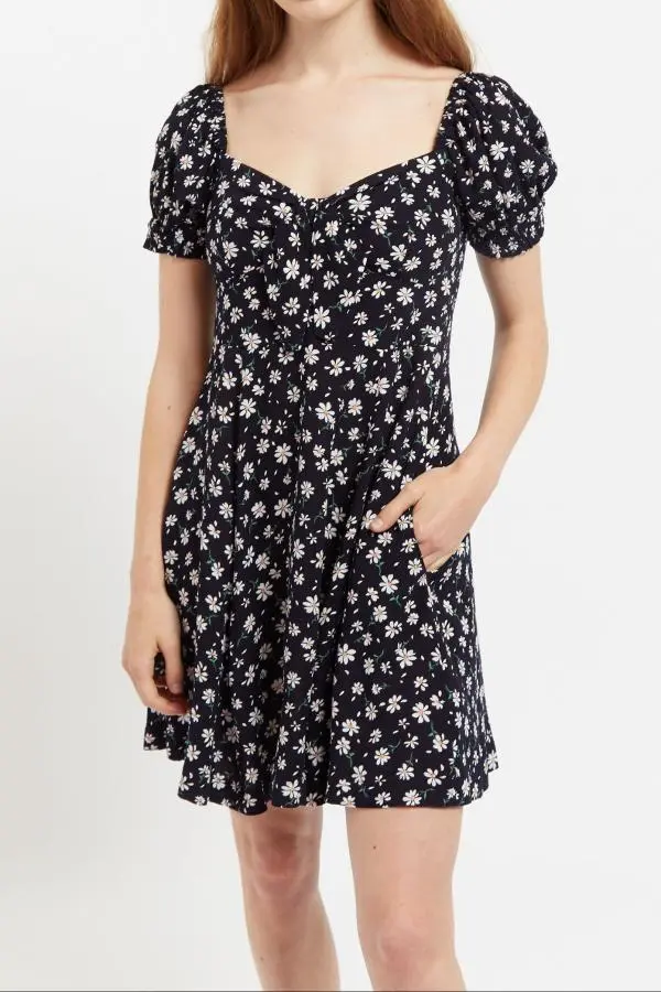 Luiza Daisy Drop Mini Dress