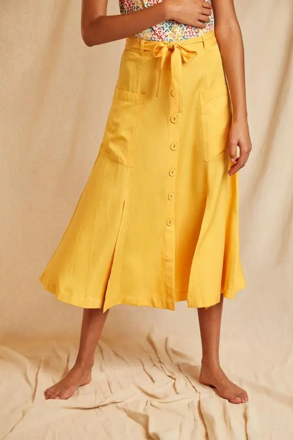 Louche Sustain Floris Skirt