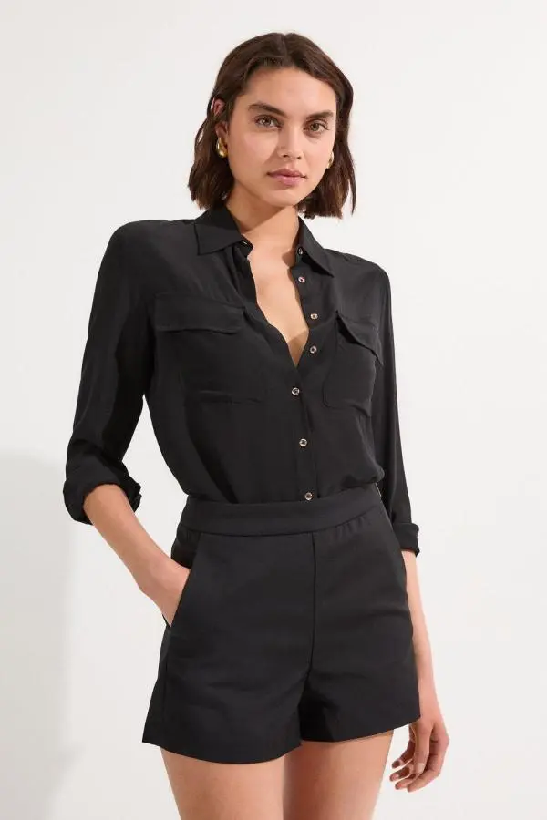 Essential Techno Woven Short - Black