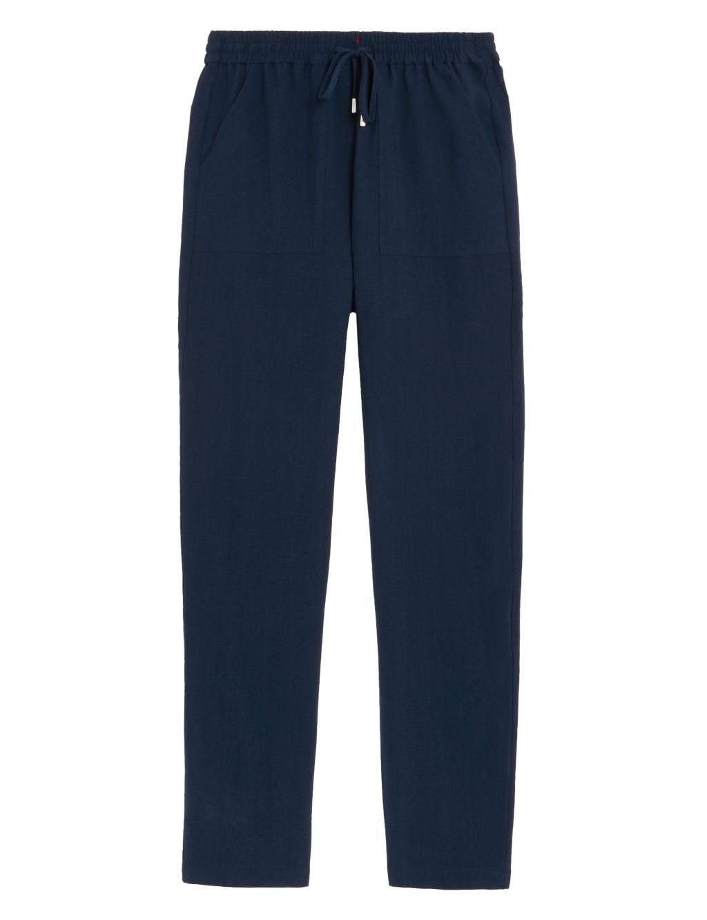 Drawstring Tapered Ankle Grazer Trousers, M&S Collection