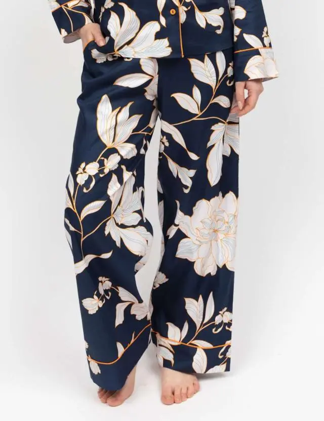 Cyberjammies Women's Cotton Modal Floral Pyjama Bottoms