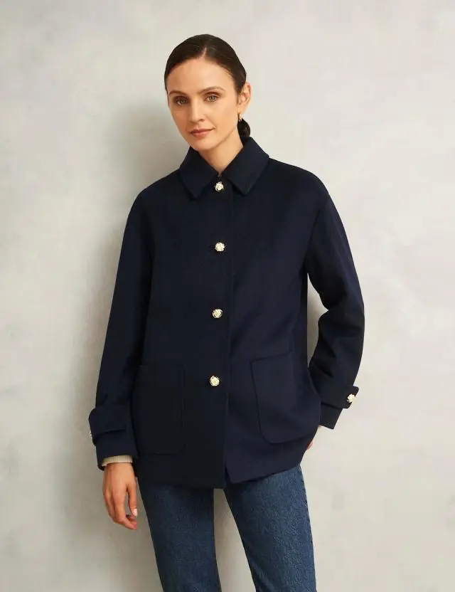 Hobbs Women's Wool Rich Short Coat