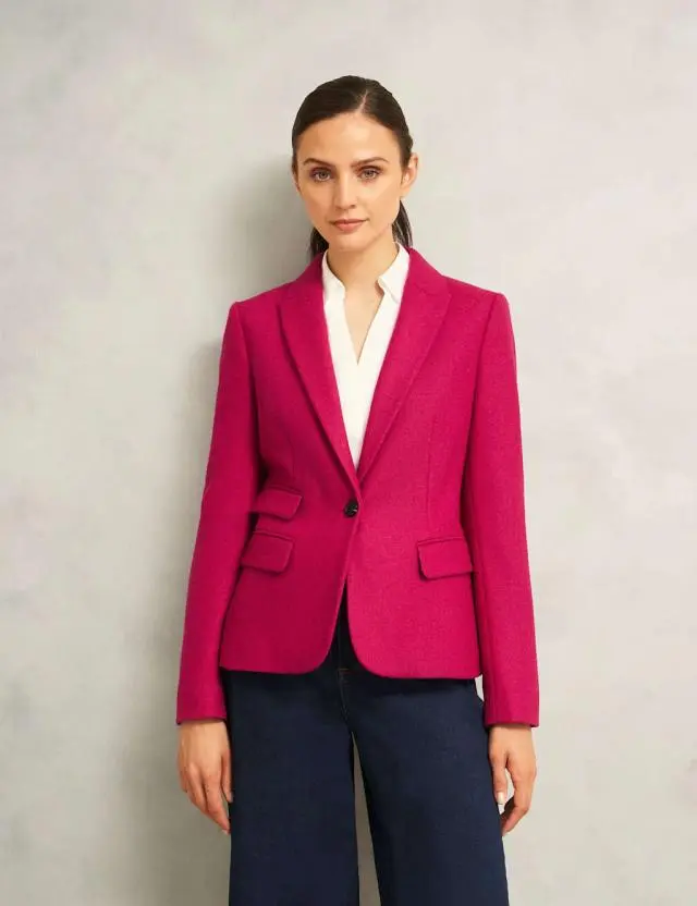 Hobbs Women's Pure Wool Single Breasted Blazer