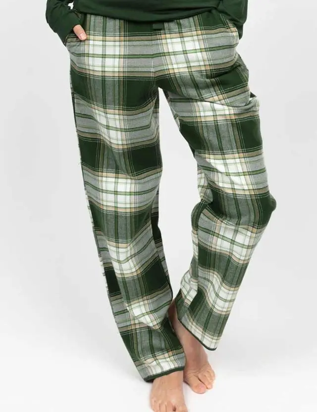 Cyberjammies Women's Pure Cotton Checked Pyjama Bottoms