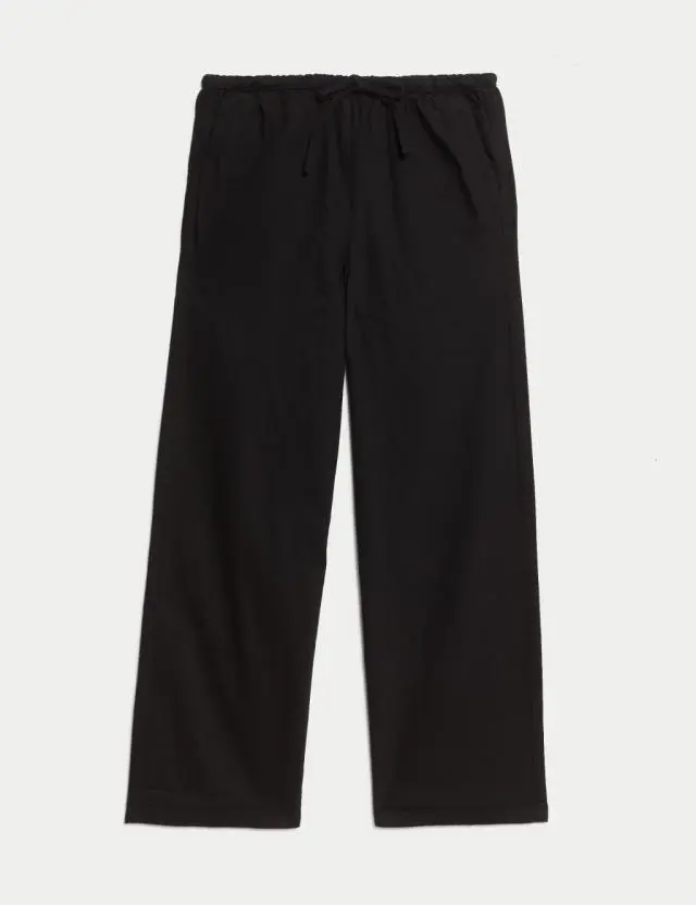 M&S Denim Drawstring Wide