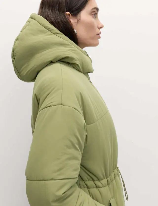 M&S Women's Thermowarmth™ Hooded Longline Puffer Coat