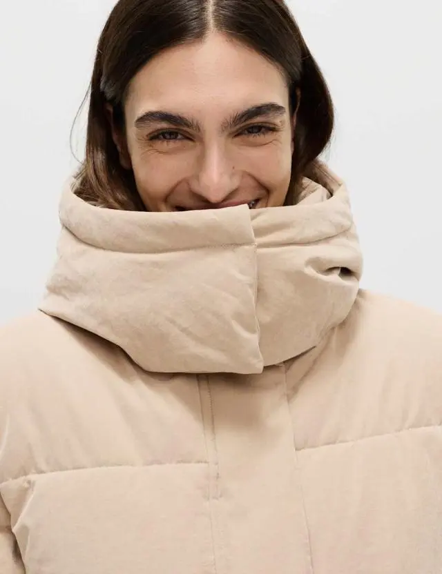 M&S Women's Peached Thermowarmth™ Padded Puffer Jacket 