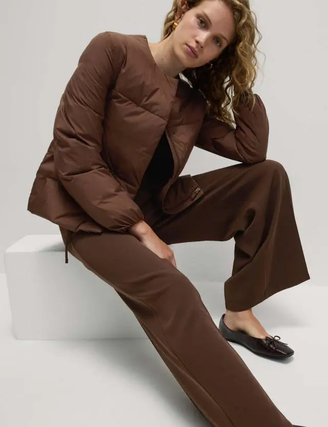 M&S Women's Feather & Down Padded Liner Jacket