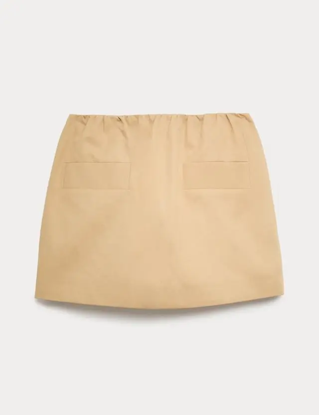 M&S Pure Cotton Twill Mini A
