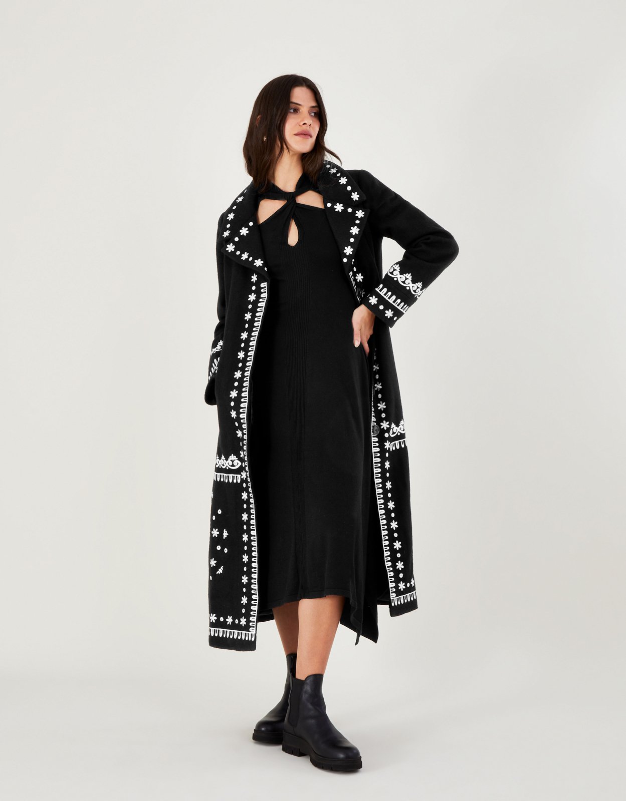 Womens sales embroidered coat