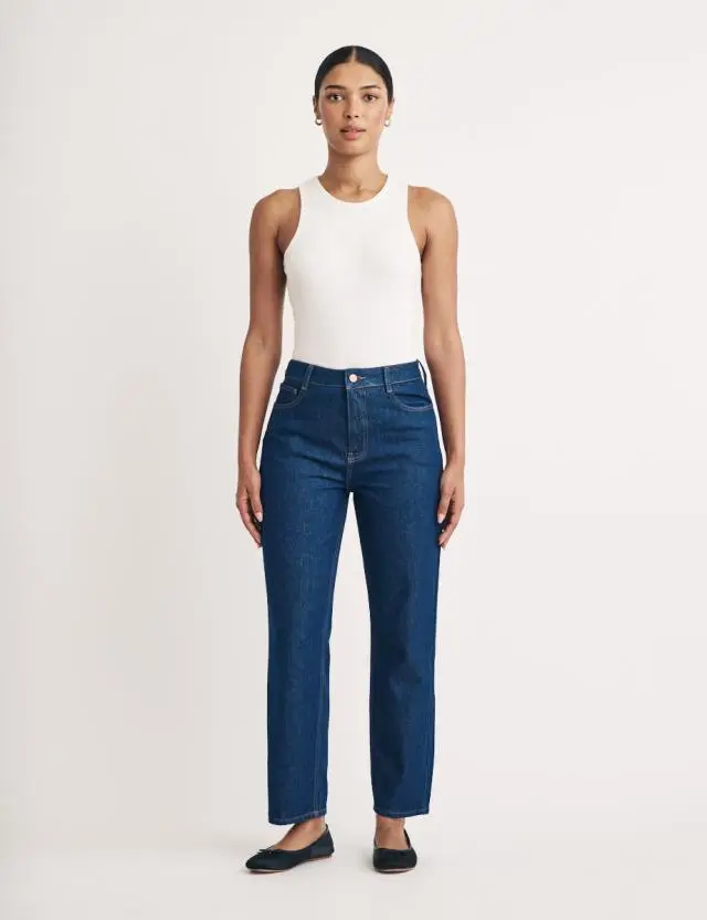 Dark Wash Straight Leg jeans