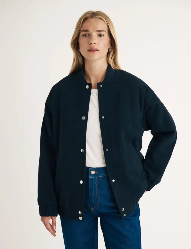Navy Bomber Jacket