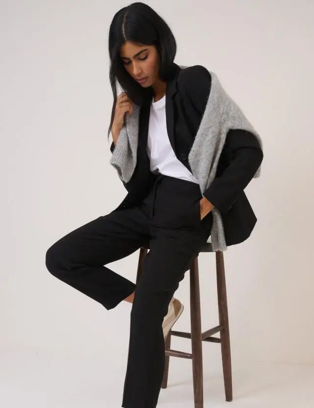 Black Cigarette Trousers