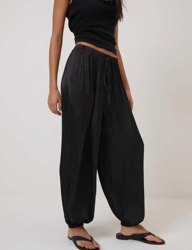 Black Balloon Trousers