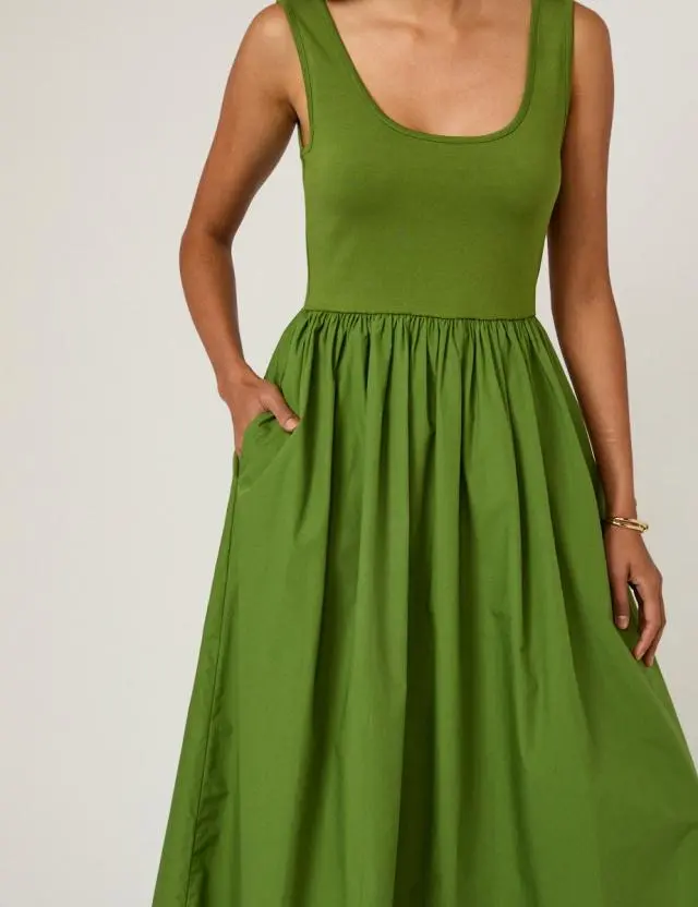 Green Colorado Midi Dress