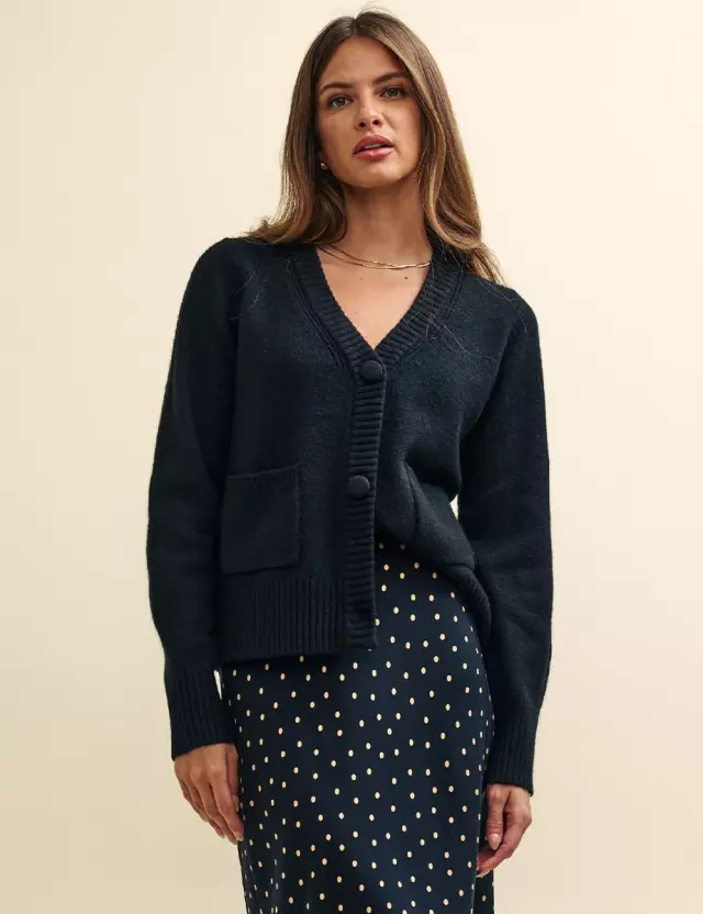M&s black cardigan discount womens