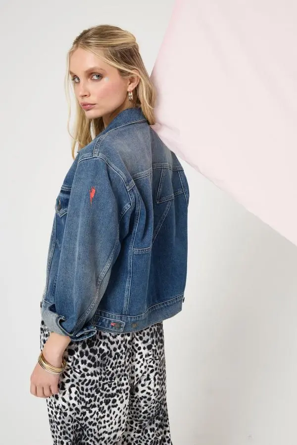 Authentic Indigo Trucker Denim Jacket