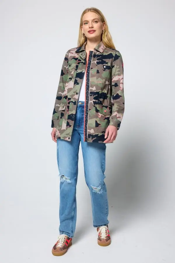 Khaki Camo Utility Jacket