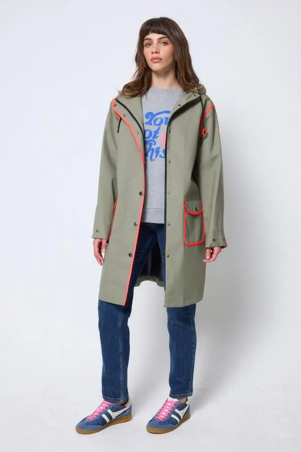 Khaki Raincoat