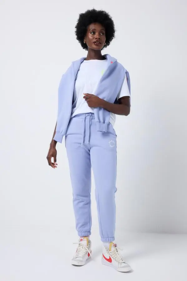 Blue Scamp & Dude Logo Joggers