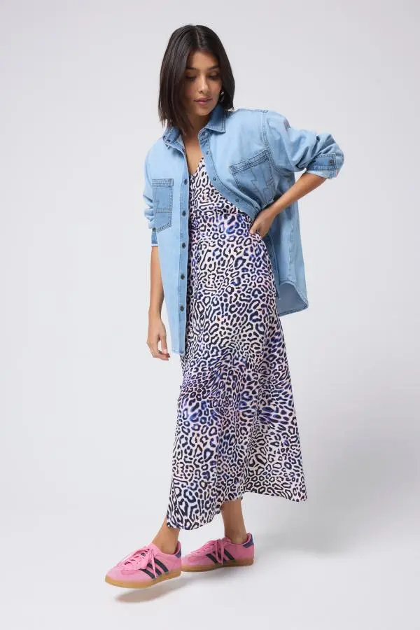 Pale Indigo Relaxed Denim Shirt