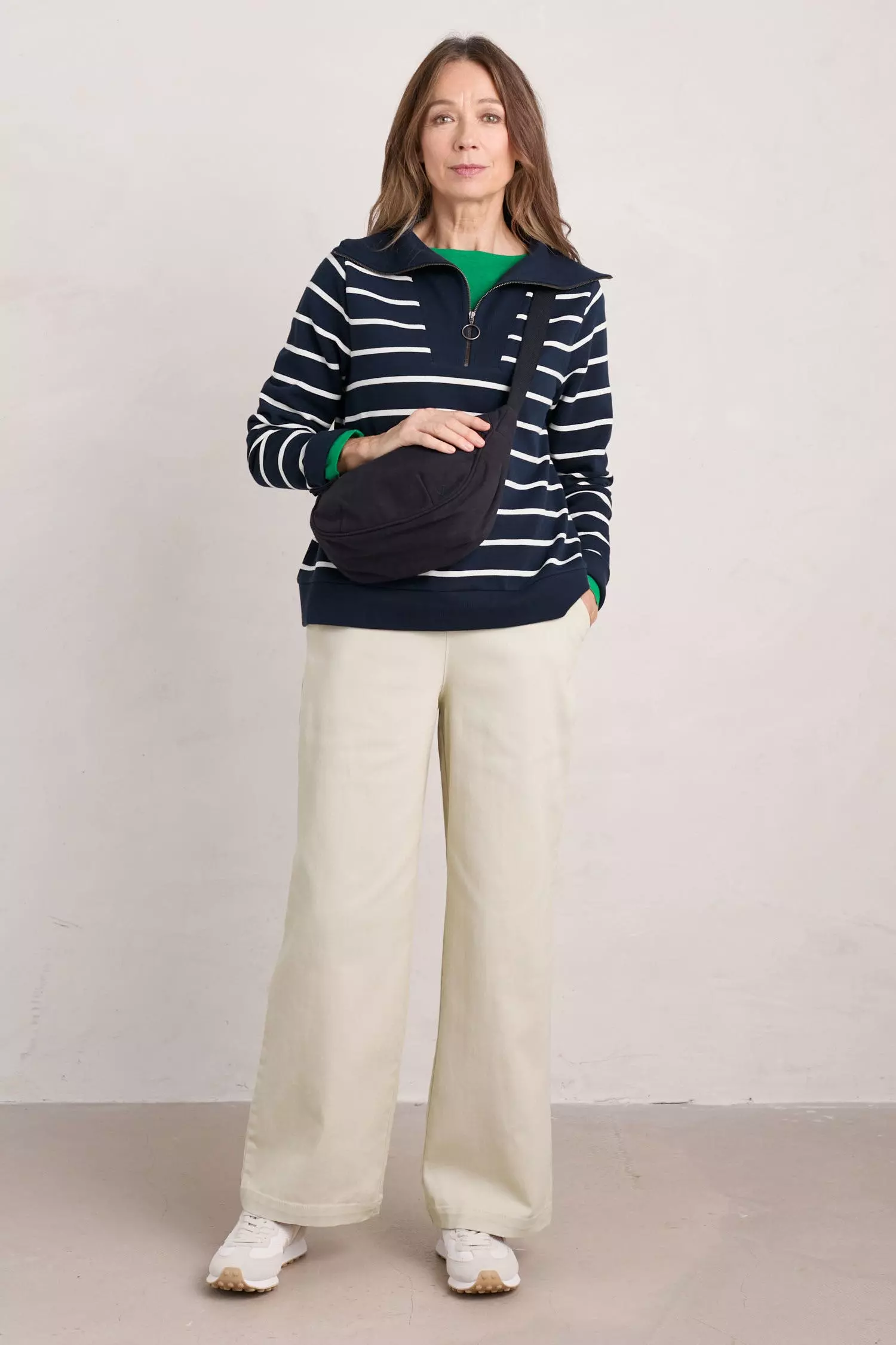 Pockets For Women Hannafore View Full Length Wide Leg Trousers