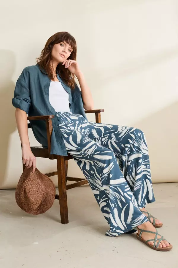 Moresk Wide Leg Trousers