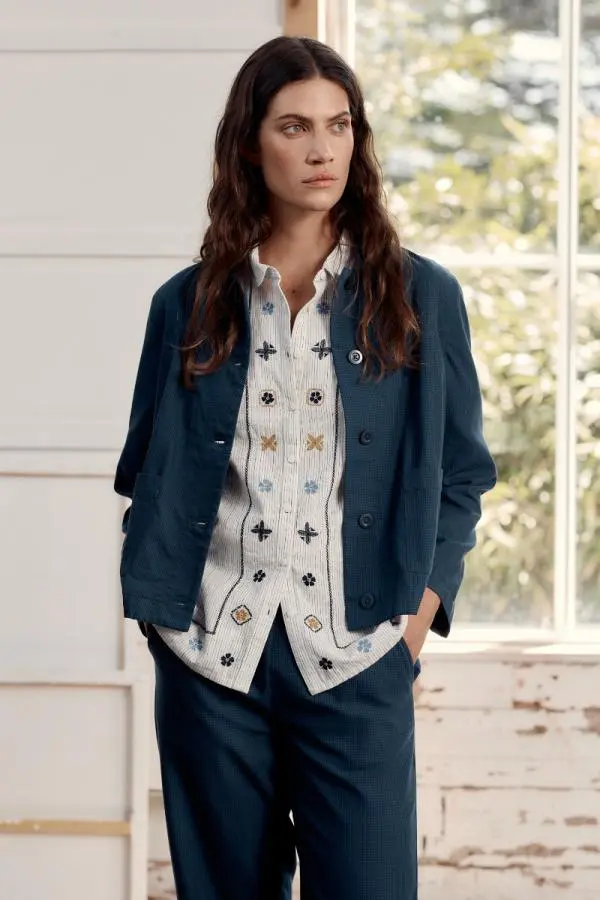 Carnon Downs Jacket in GOTS-Certified Organic Cotton