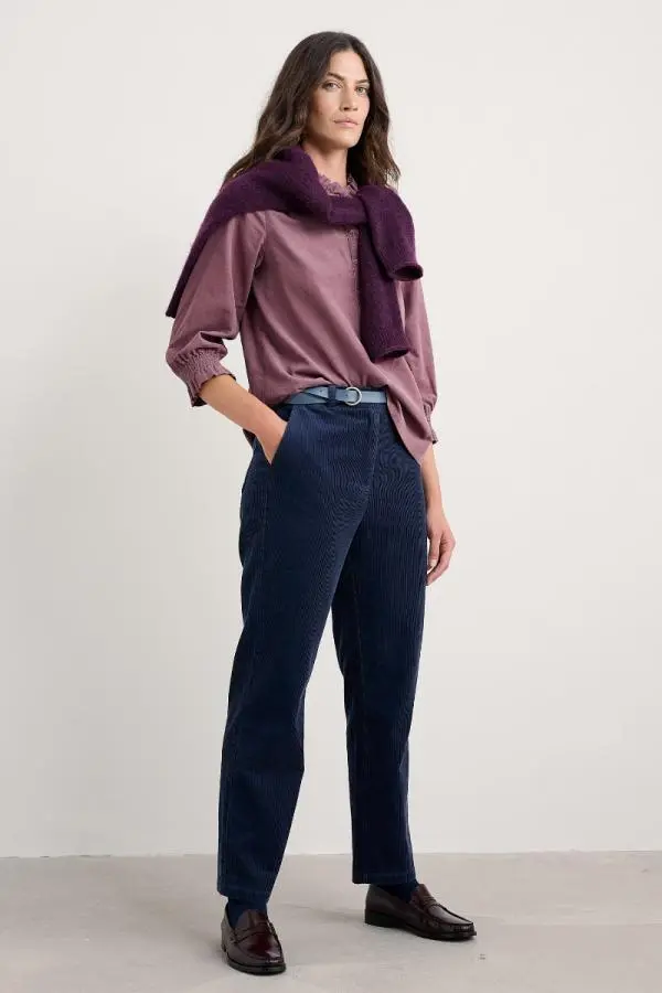 Heald Corduroy Straight-Leg Trousers