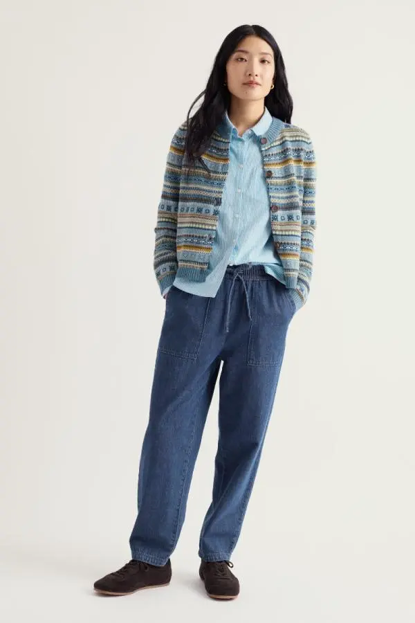 Sholl Draw String Tapered Jeans