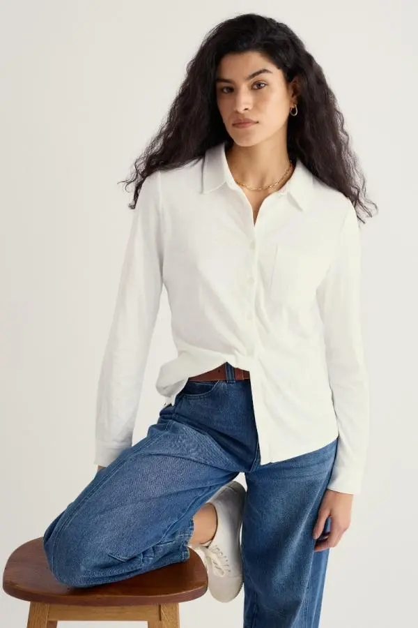 Teasel Head Organic Cotton Jersey Shirt