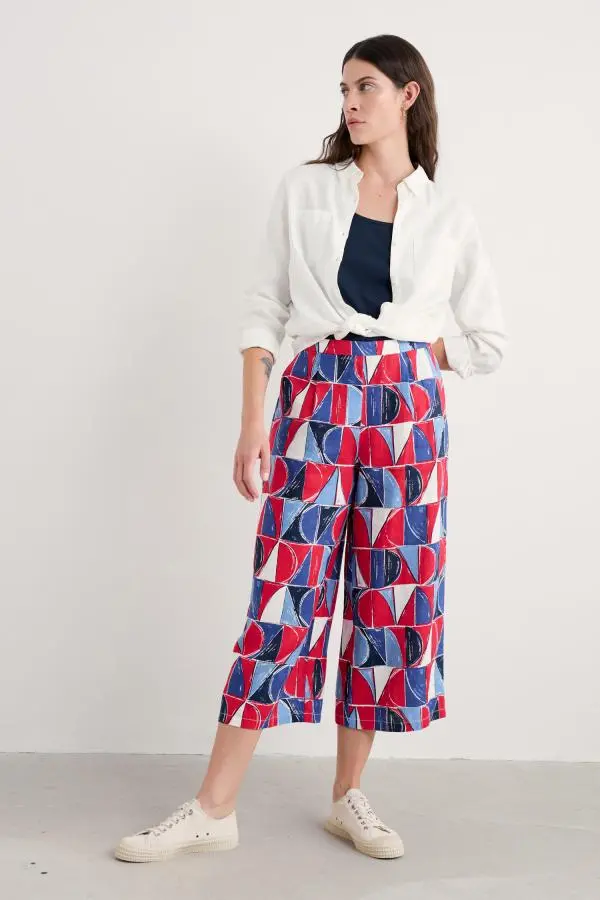 Peaceful Haven Linen Culottes