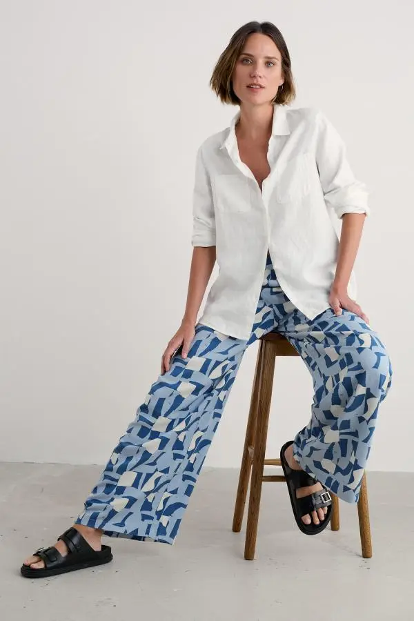 Moresk Wide Leg Trousers