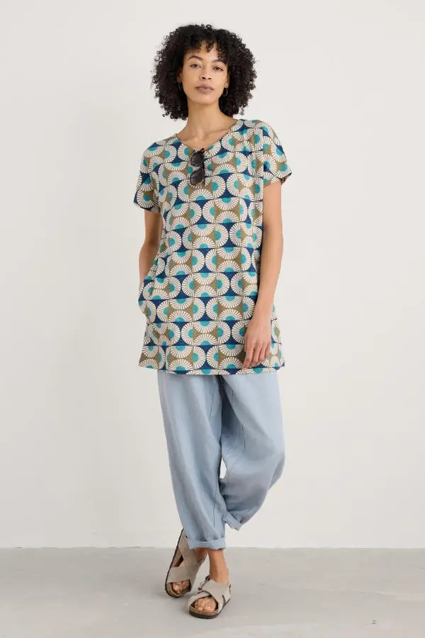 Ocean Gaze Jersey Tunic