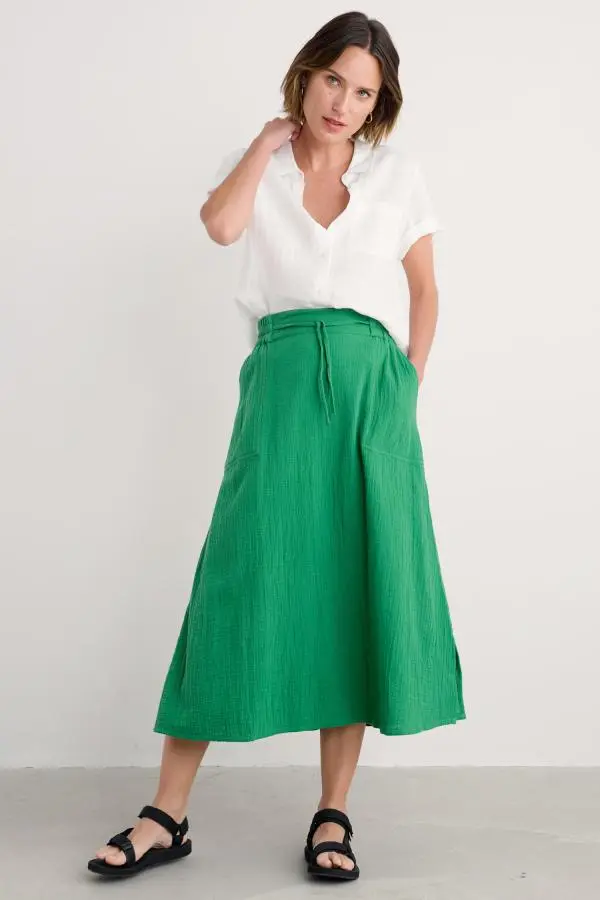 Bee Orchid Maxi Skirt